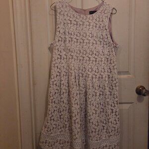 Jessica Howard 16W   Dress Lace Floral White